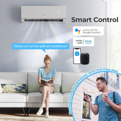 SEERXtreme Series ENERGY STAR Certified 12000 BTU 24 SEER2 208-230V Mini Split Heat Pump Heating at -15¬∞F