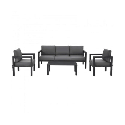 Alora 4-Piece Premium Outdoor Aluminum Furniture Set For Backyard & Poolside (SAK73532)