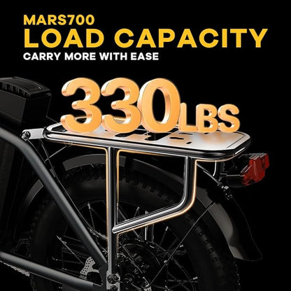 DriftGod Folding Electric Bike for Adults – 1000W Motor, 20"x3" Fat Tire, 48V Removable Battery, All-Terrain E-Bike with 7-Speed, Front Suspension – Powerful Foldable Ebike for Commuter