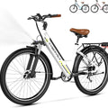 1000 Peak Electric Bike for Adults,up 80 Miles Removable Battery Ebike, 26" Electric E Bike with 7-Speed,Adult Electric Bicycles for Commute Beach Snow Womens All Terrain