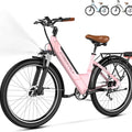 1000 Peak Electric Bike for Adults,up 80 Miles Removable Battery Ebike, 26" Electric E Bike with 7-Speed,Adult Electric Bicycles for Commute Beach Snow Womens All Terrain