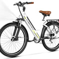 1000 Peak Electric Bike for Adults,up 80 Miles Removable Battery Ebike, 26" Electric E Bike with 7-Speed,Adult Electric Bicycles for Commute Beach Snow Womens All Terrain