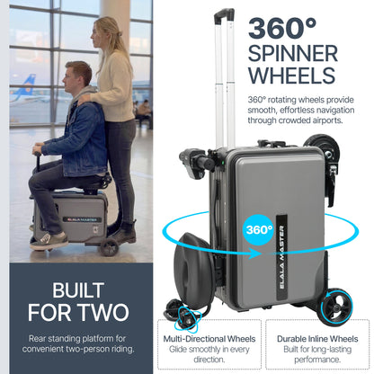 Elala Master - The Rideable Carry-On Built for Two