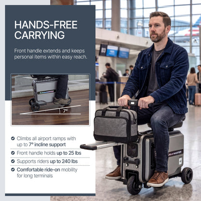 Elala Master - The Rideable Carry-On Built for Two