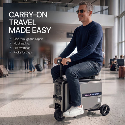 Elala Master - The Rideable Carry-On Built for Two