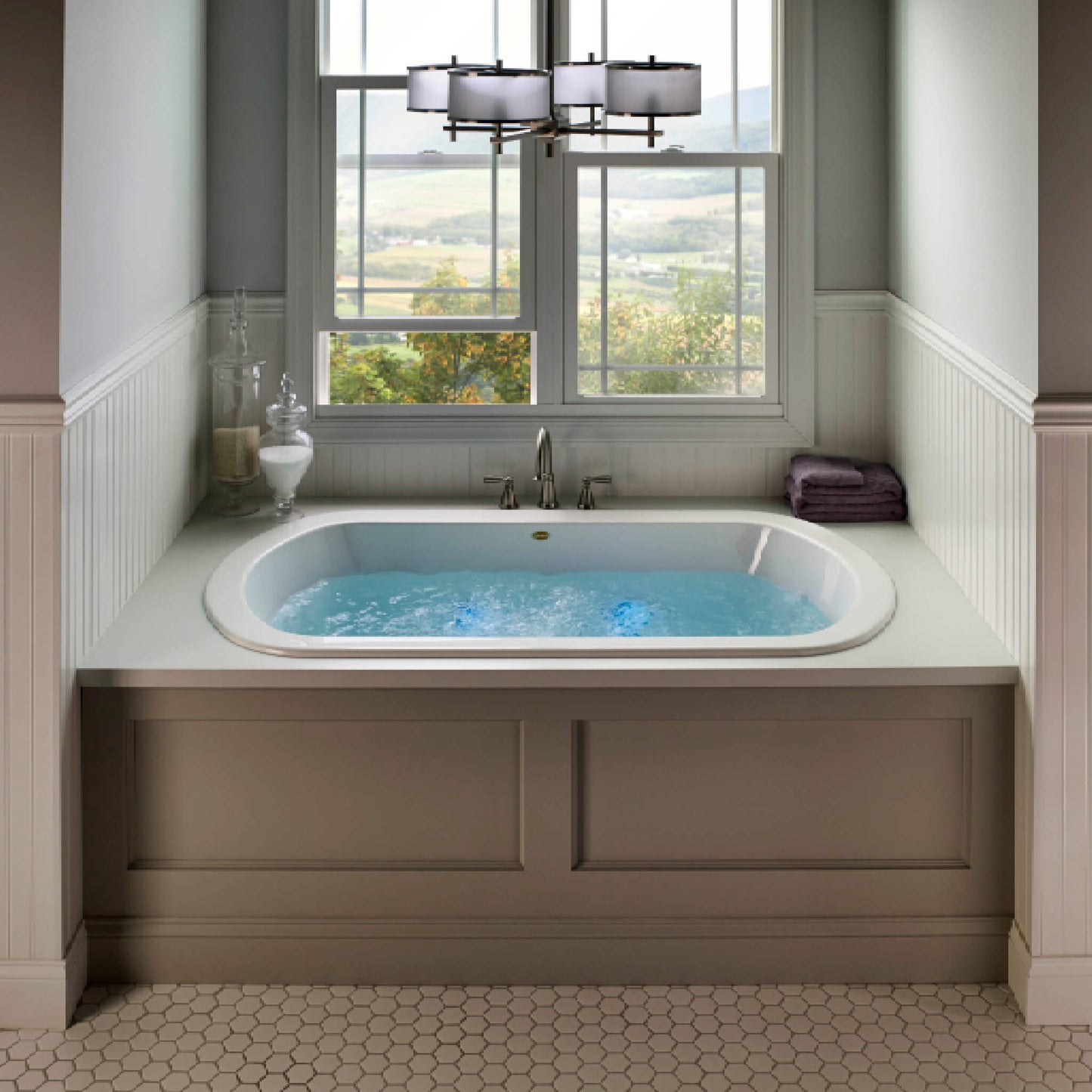 Jacuzzi Duetta" 66-Inch Drop-In Air Tub With Right Pump [JDUE6642ACR4CXW/Y] (SAK65647)