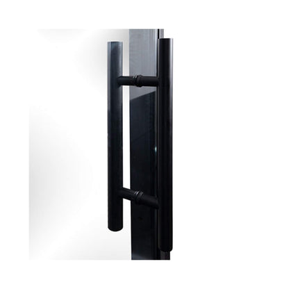 Prosaunas 36X81 Black Alder Clear Prehung ADA Glass Sauna Door (SAK15497)