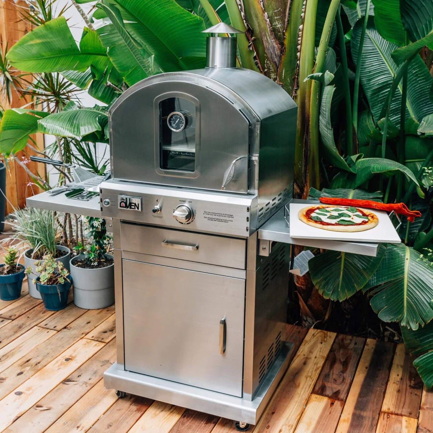 Summerset 60" Outdoor Freestanding Gas Pizza Oven [SS-OVFS-LP/NG] (SAK17543)