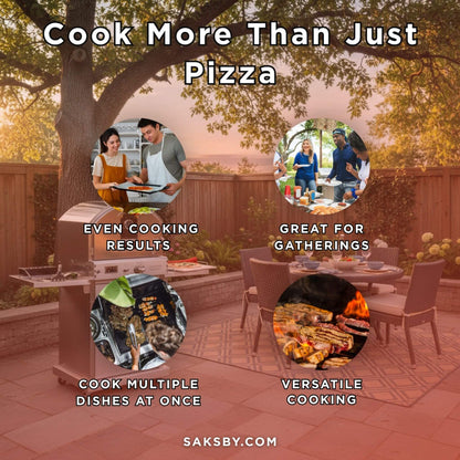 Summerset 60" Outdoor Freestanding Gas Pizza Oven [SS-OVFS-LP/NG] (SAK17543)